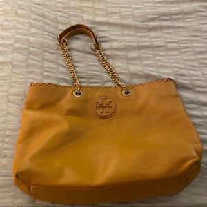 Used Tory Burch Camel Tote